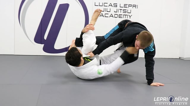 De La Riva Sweep Attempt to Back Take when Opponent Defends