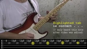 That Smell Strat Solo 1 SlowMo Tab