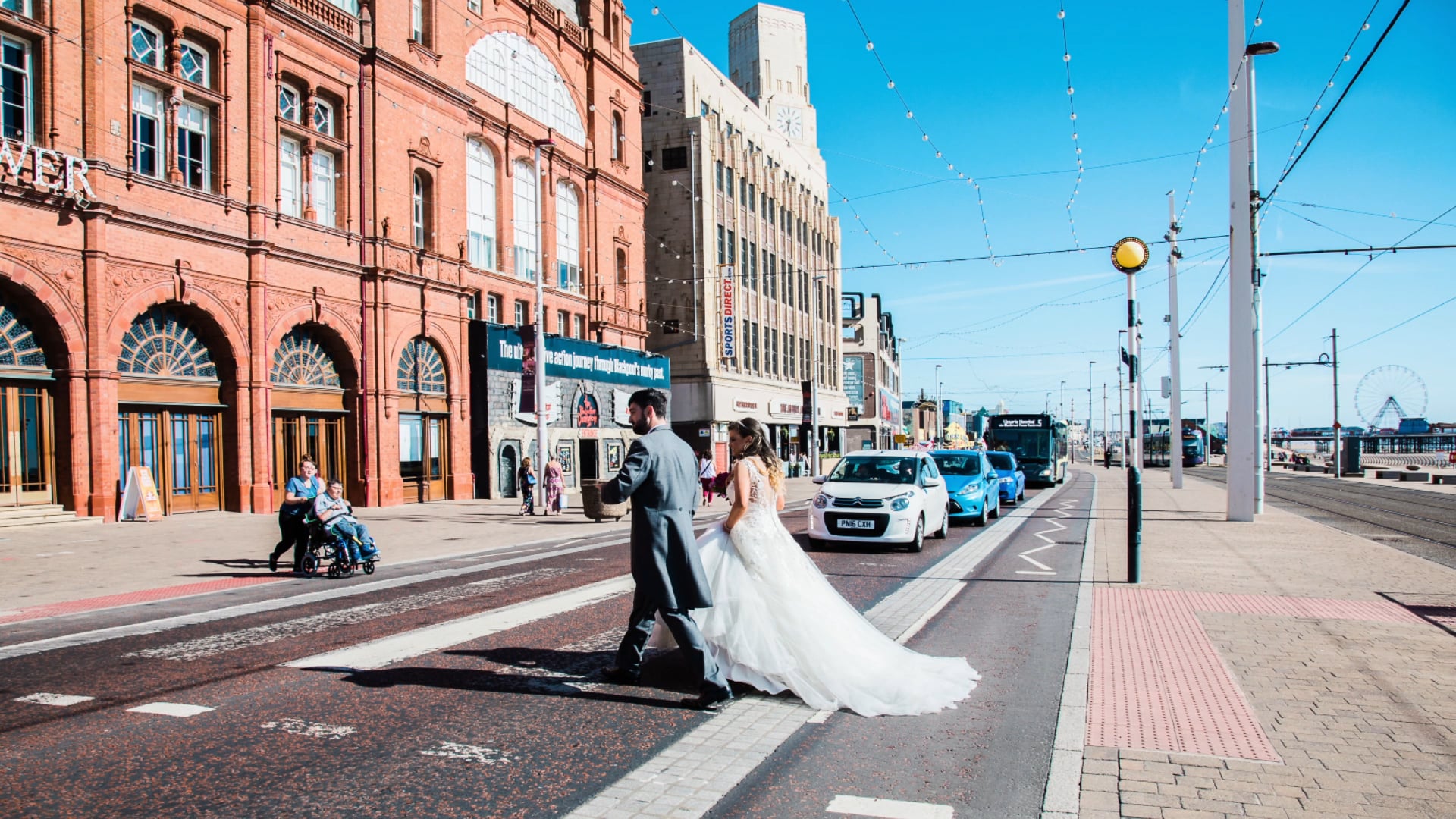 Millie and Jonathan, A Blackpool Tower Wedding