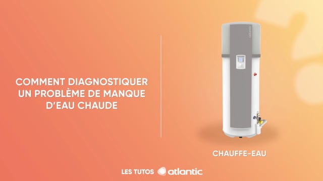 Chauffe-eau thermodynamique Egéo - Atlantic - 200L - Classe énergétique  sanitaire A