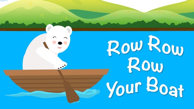 Row Row Row Your � Boat Kids Song � Babies & Children Nursery Rhyme � Cute Animation