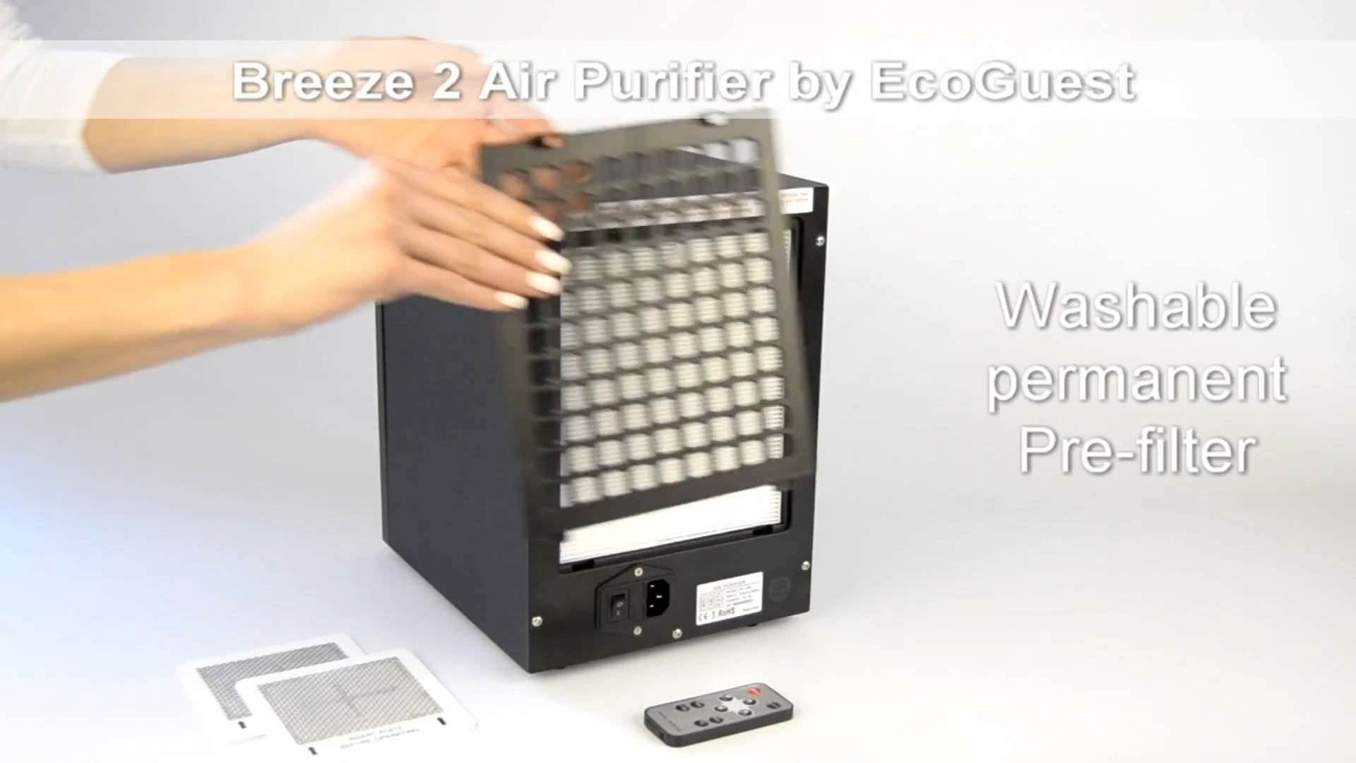 AIR PURIFIER Breeze 2 by EcoQuest on Vimeo