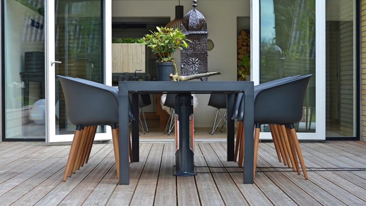 IMUS Eco Under Table Patio Heater on Vimeo