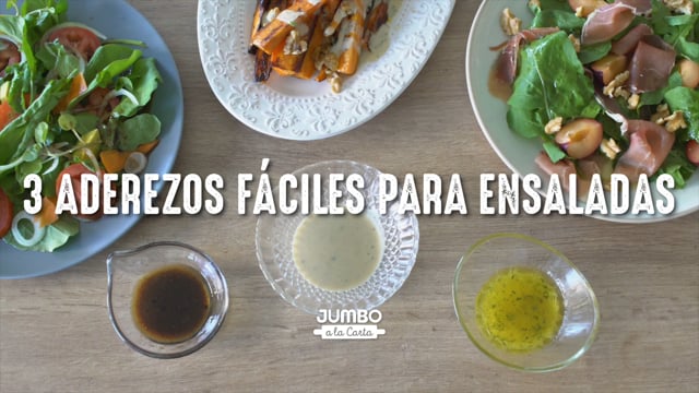 3 vinagretas fáciles para ensaladas | Jumbo A la Carta