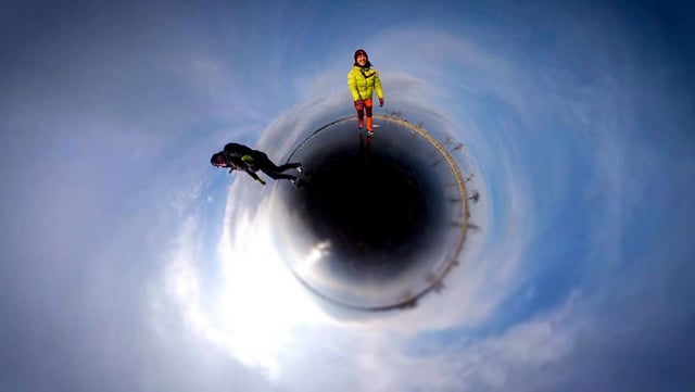 Ice Skating in 360 degrees