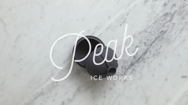 Peak Single Sphere Ice Cube Mold - Ladyfingers Letterpress