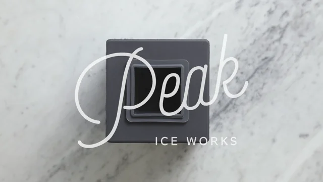 Peak - Clear Cube Ice Mold – ART IN THE AGE