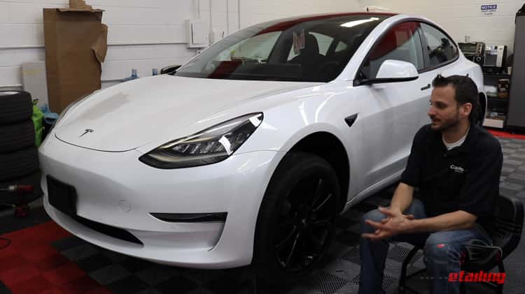 Tesla Model 3 - Satin Black with Satin Black Chrome Delete