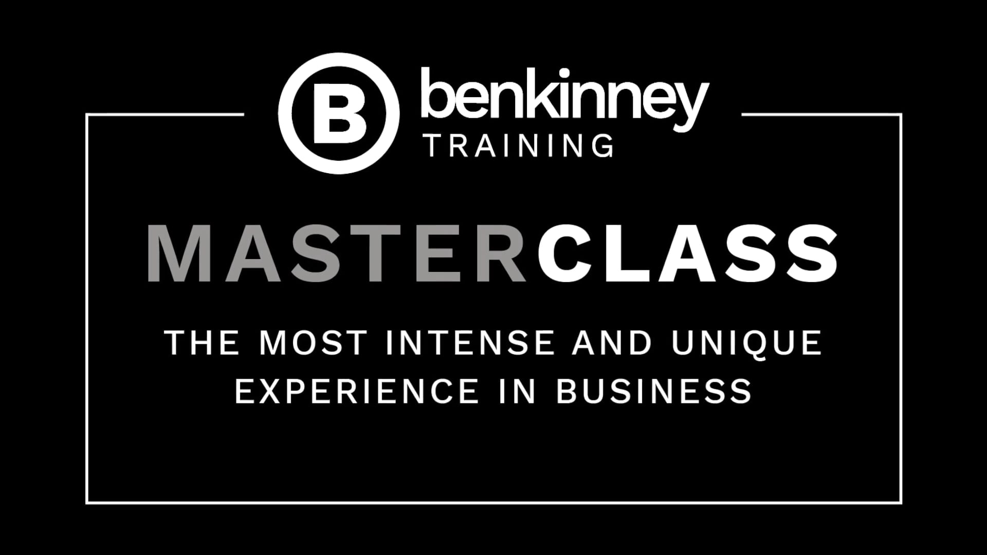 MasterClass Promo on Vimeo