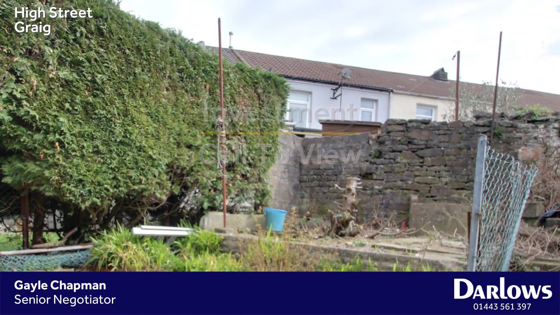 Pontypridd, 2 Bed Mid Terraced House in High Street, Graig on Vimeo
