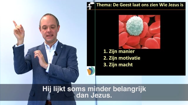 De Geest laat ons zien wie Jezus is