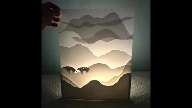 Making a layered papercut