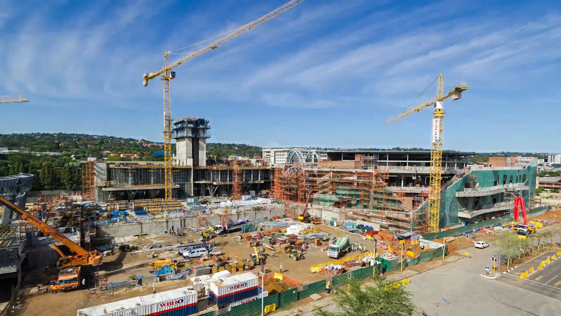 Construction timelapse - Time Square Casino, Sun International, Pretoria, SA on Vimeo