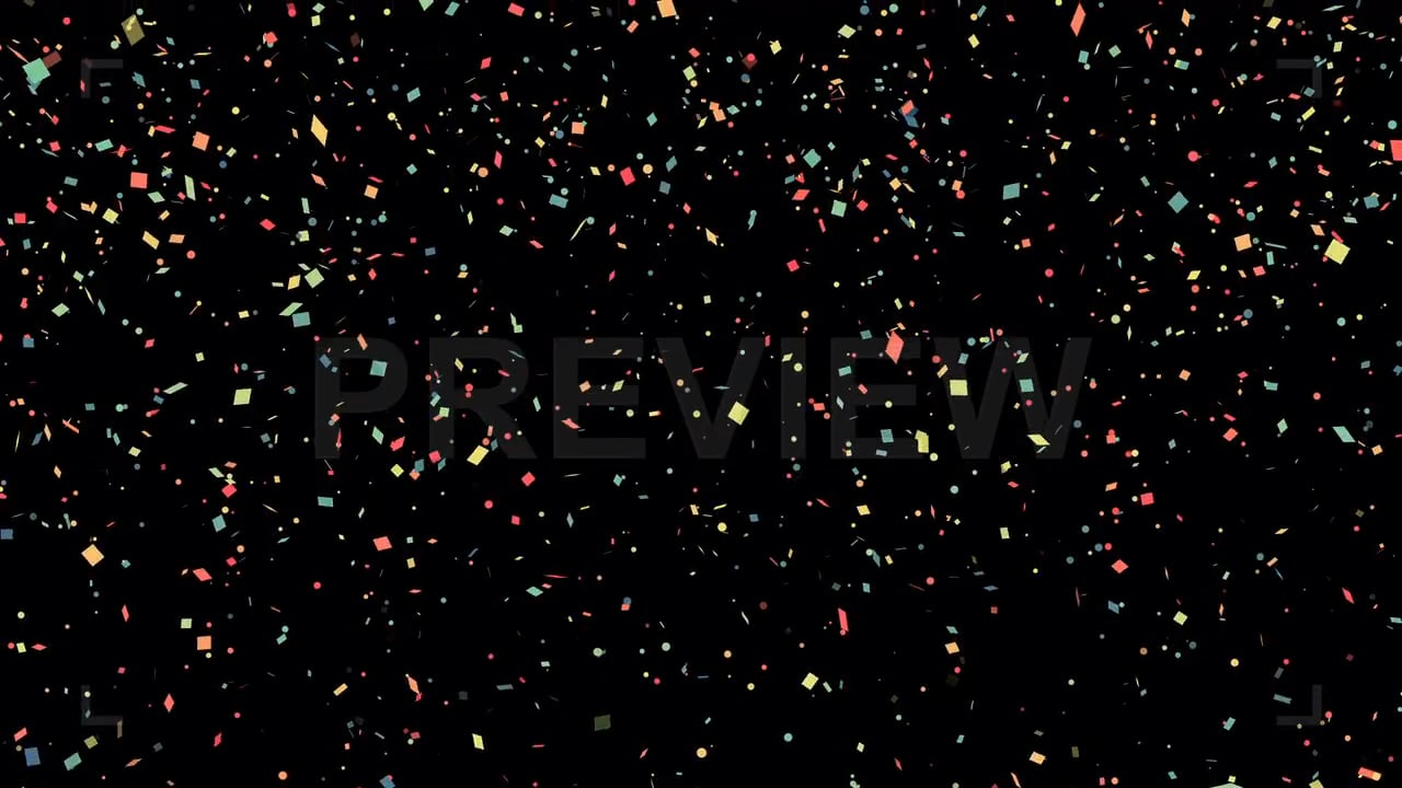 Multicolored Dropping Confetti Stock Motion Graphics on Vimeo