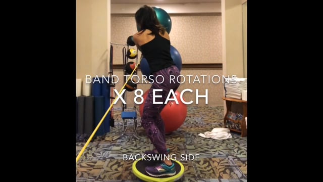 Bosu Total Body Golf Fitness Video