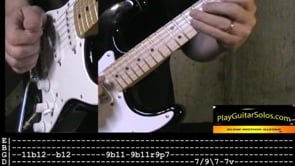 Comfortably Numb Solo 1 Fast SlowMo Tab