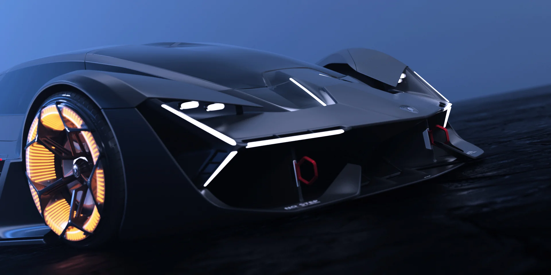 Electric Lamborghini Terzo Millennio Supercar Wallpapers