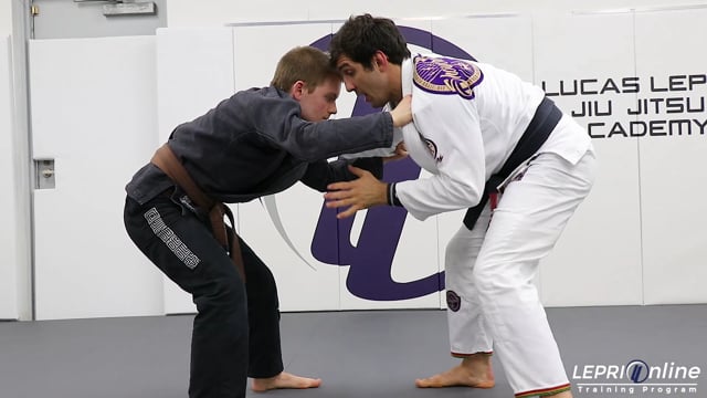 Kouchi Gari Fake to Guard Pull to Omoplata