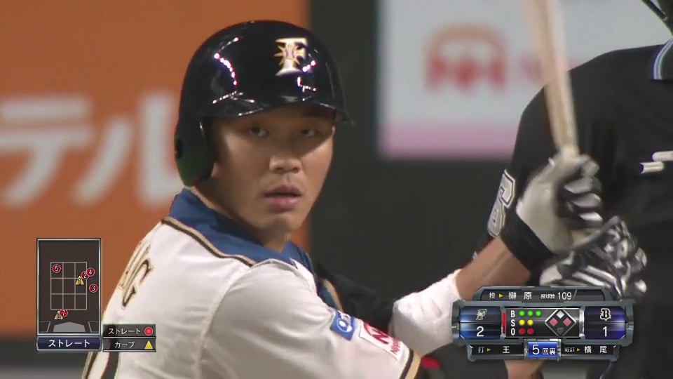 【5回裏】来日初打点!! ファイターズ・王柏融のタイムリーヒット!! 2019/3/31 F-B
