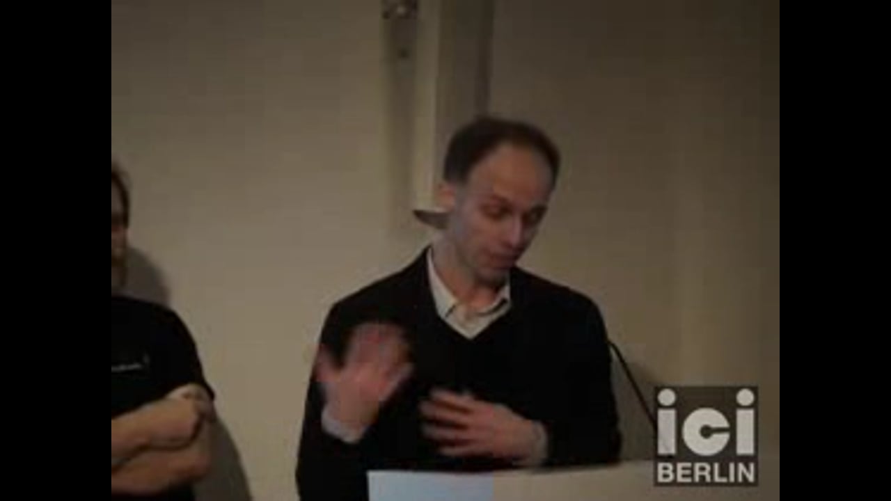 Introduction by Christoph Holzhey