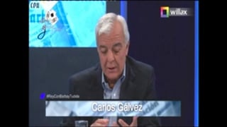 Entrevista a Carlos Gálvez en Willax TV