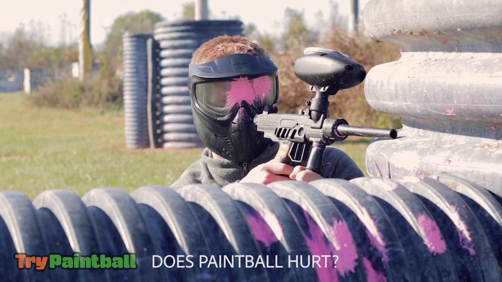 Does paintball hurt? on Vimeo