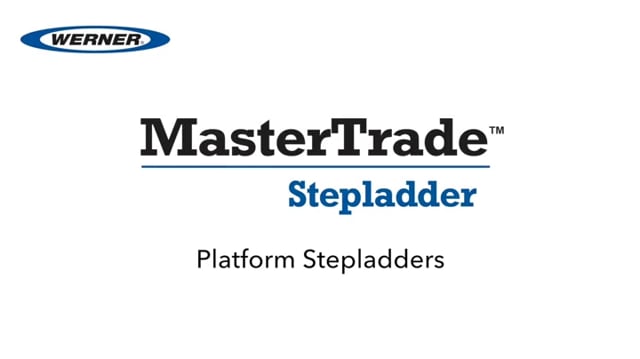Werner Platform Stepladder MasterTrade