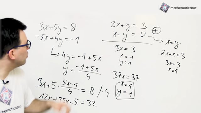 Přijímačky na SŠ - matematika - 19. Soustavy rovnic 3 - Která metoda je lepší