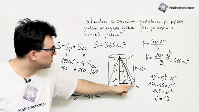 Přijímačky na SŠ - matematika - 72. Tělesa - procvičení 4