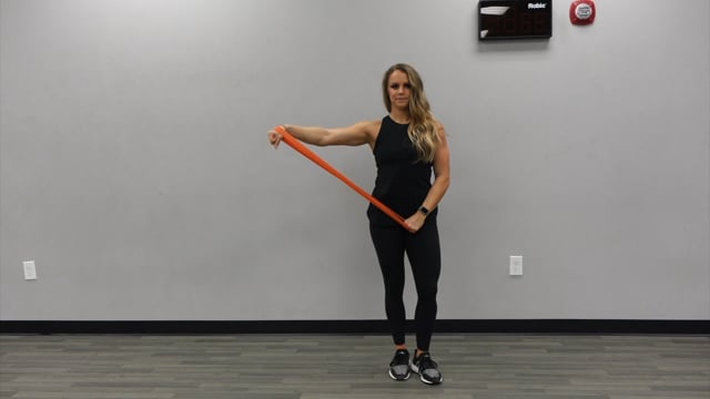 Banded Single Arm Side Raises
