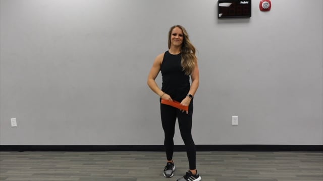 Banded Single Arm Front Raise