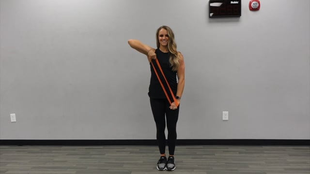 Banded Single Arm Upright Rows