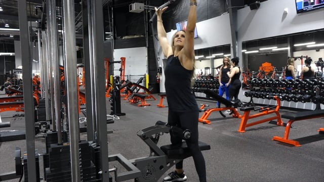 Wide Grip Overhand Lat Pulldowns