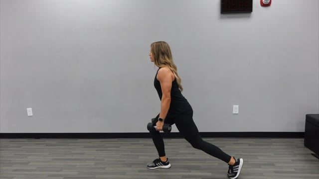 Dumbbell Reverse Lunges