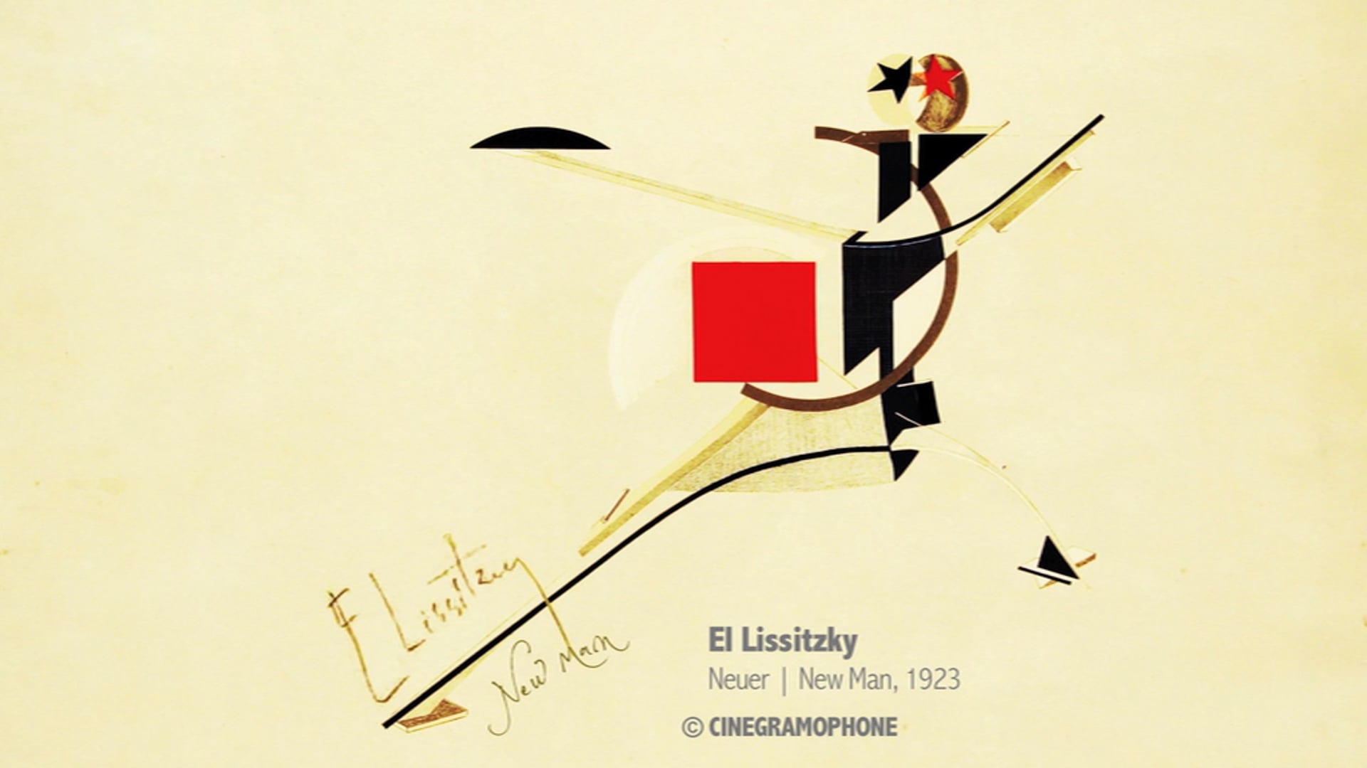 El Lissitzky | Neuer | New Man,1923 | © CINEGRAMOPHONE