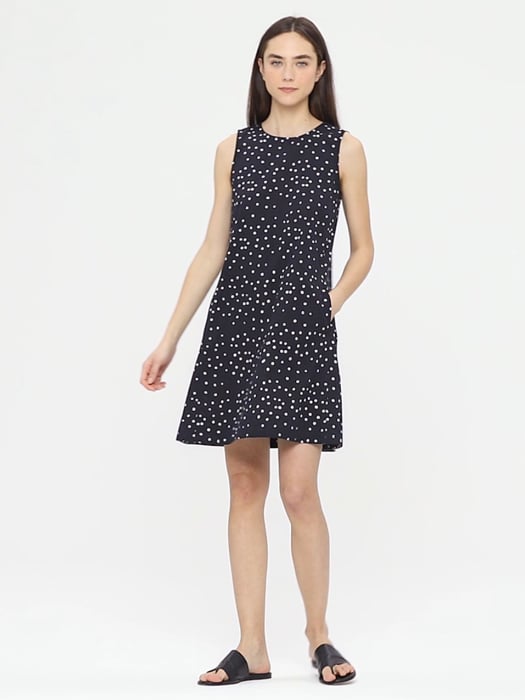 Eileen fisher 2025 block print dress