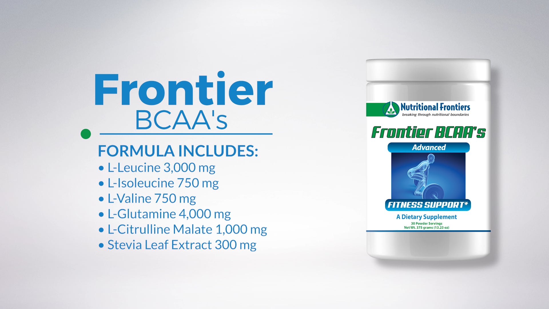 NF Product Overview - Frontier BCAA's