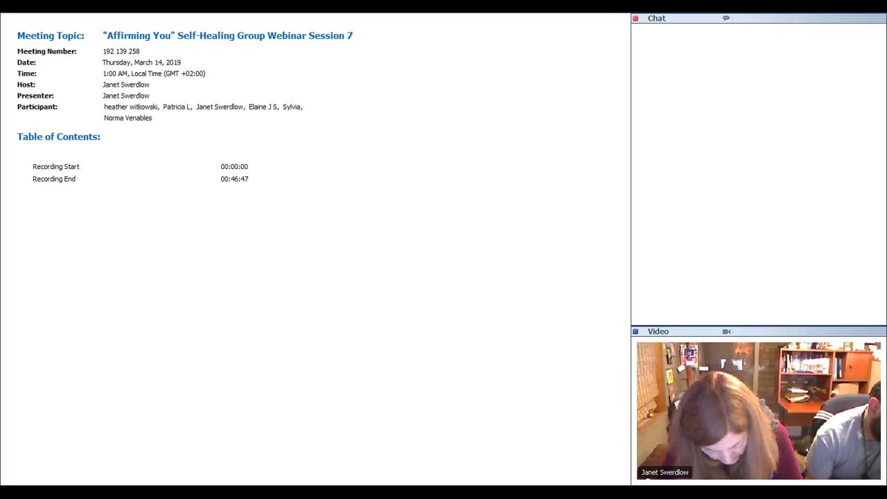 Affirming You Self-Healing Group Webinar Session 7.2