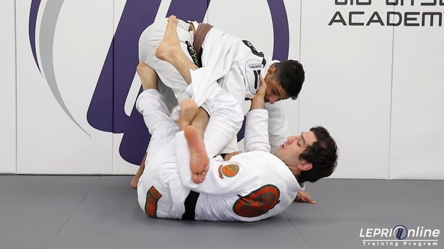 De La Riva With Lapel Control to Omoplata Attempt to Omoplata Sweep