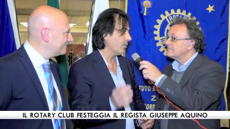 Il regista Giuseppe Aquino, festeggia trent’anni di carriera a Sorrento e Capri con il Rotary Club International