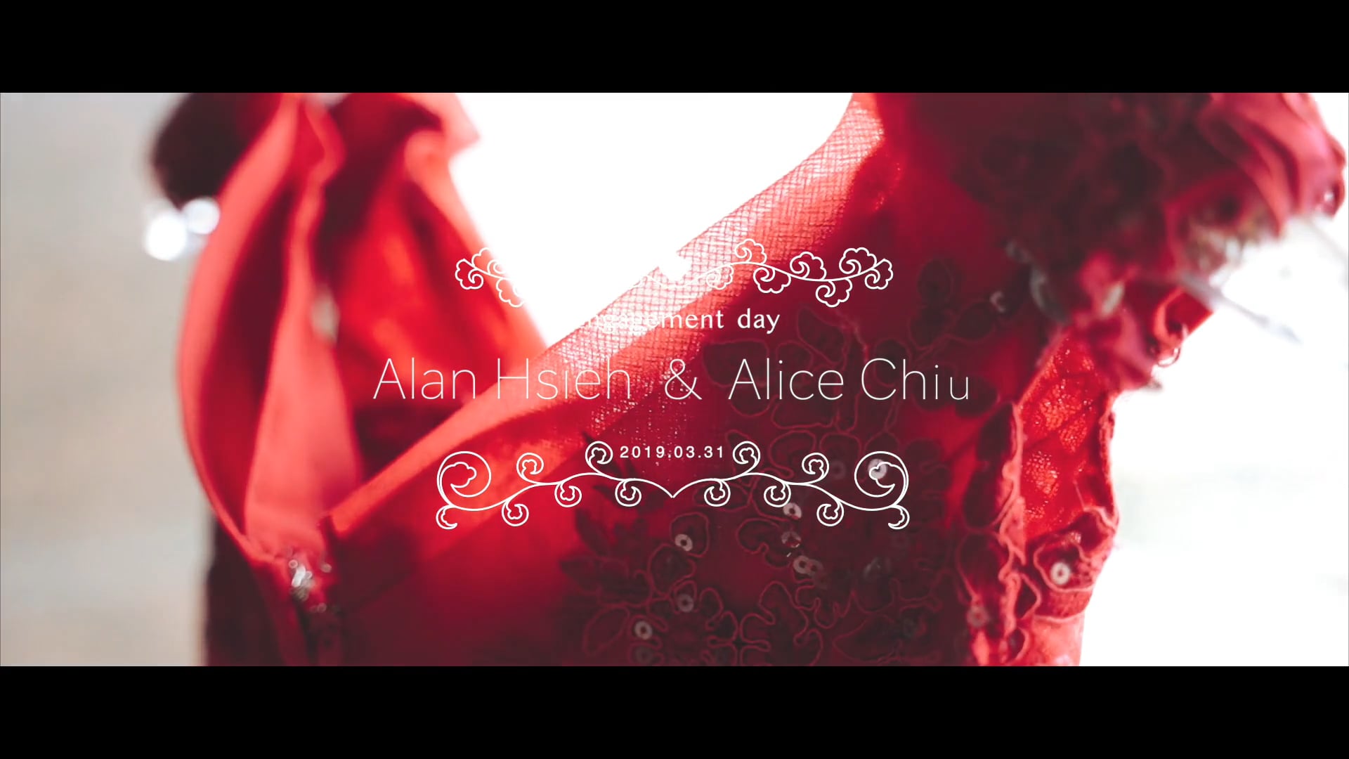 2019.03.31 Alan Hsieh & Alice Chiu Engagement MV(台東 喜來登)