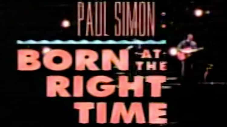 PAUL SIMON: BORN AT THE RIGHT TIME