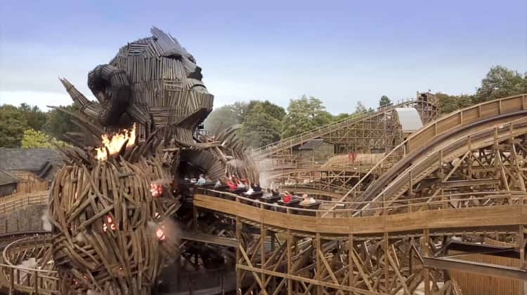 Wicker Man Wooden Coaster Alton Towers England from GCI Great Coasters International