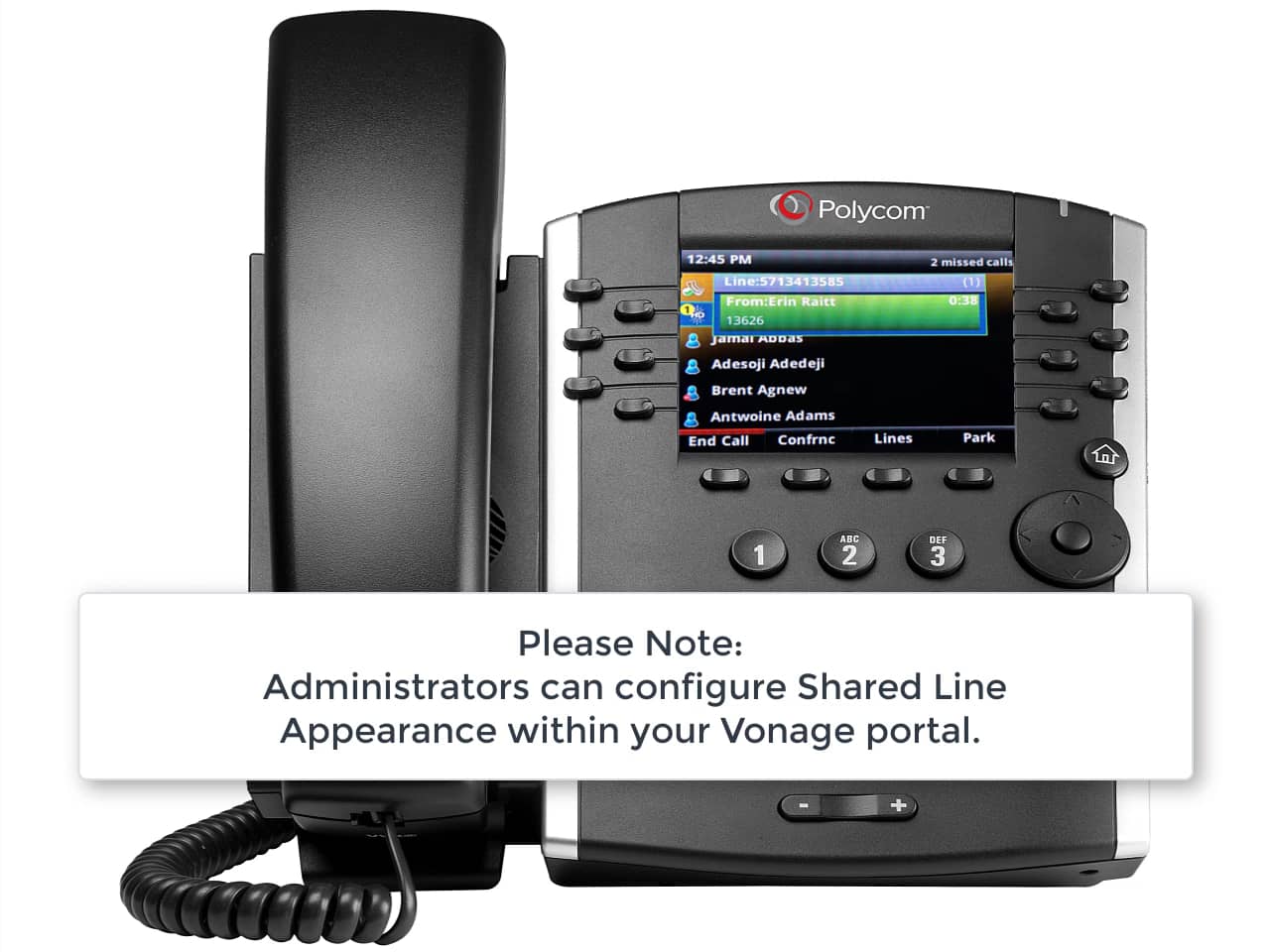 Vonage - Polycom 300 400 - Advanced Features - Shared Call Appearance ...