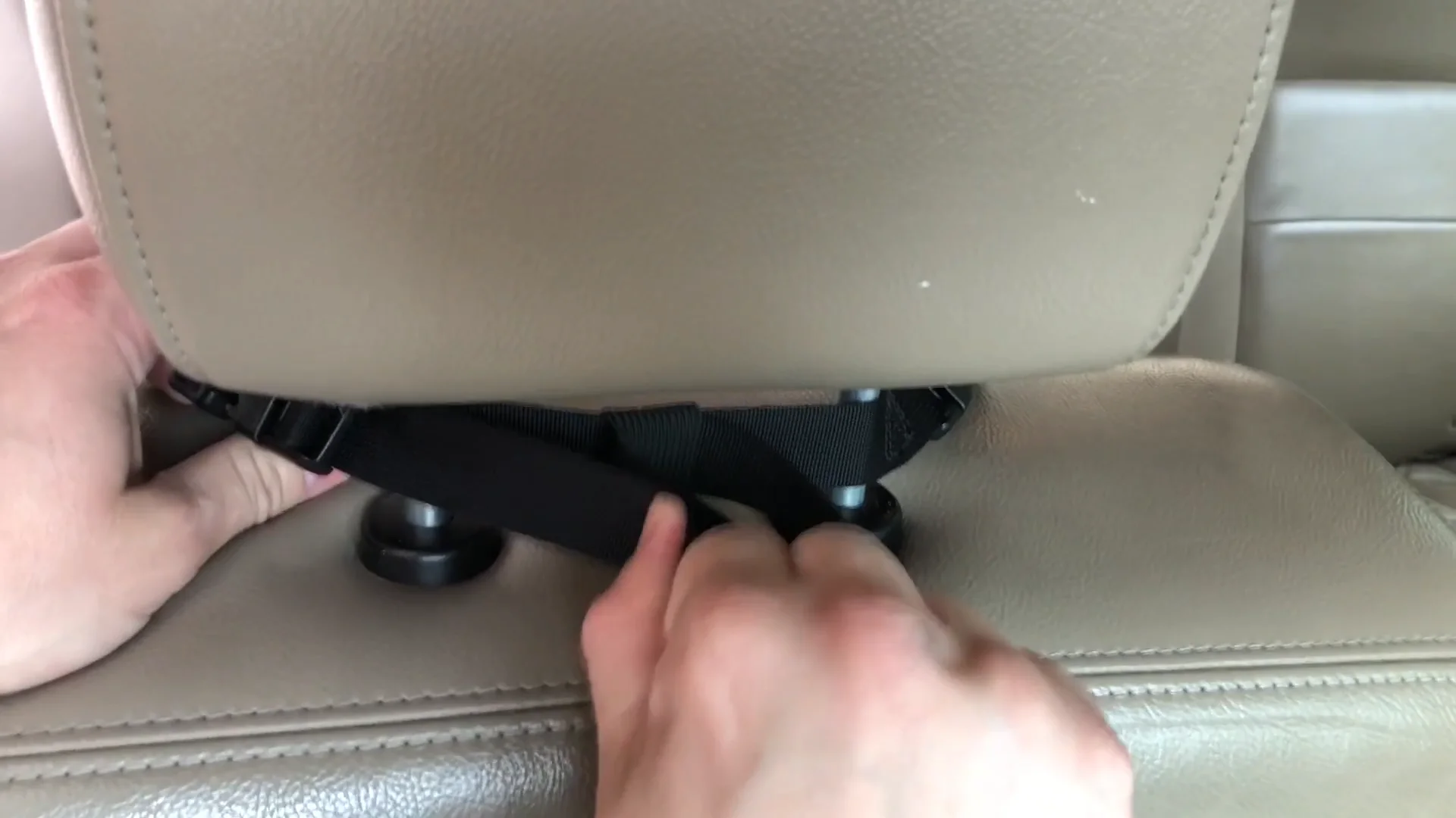 Buckle Loop-Around + D-Ring RMP Strap™ Black [Headrest