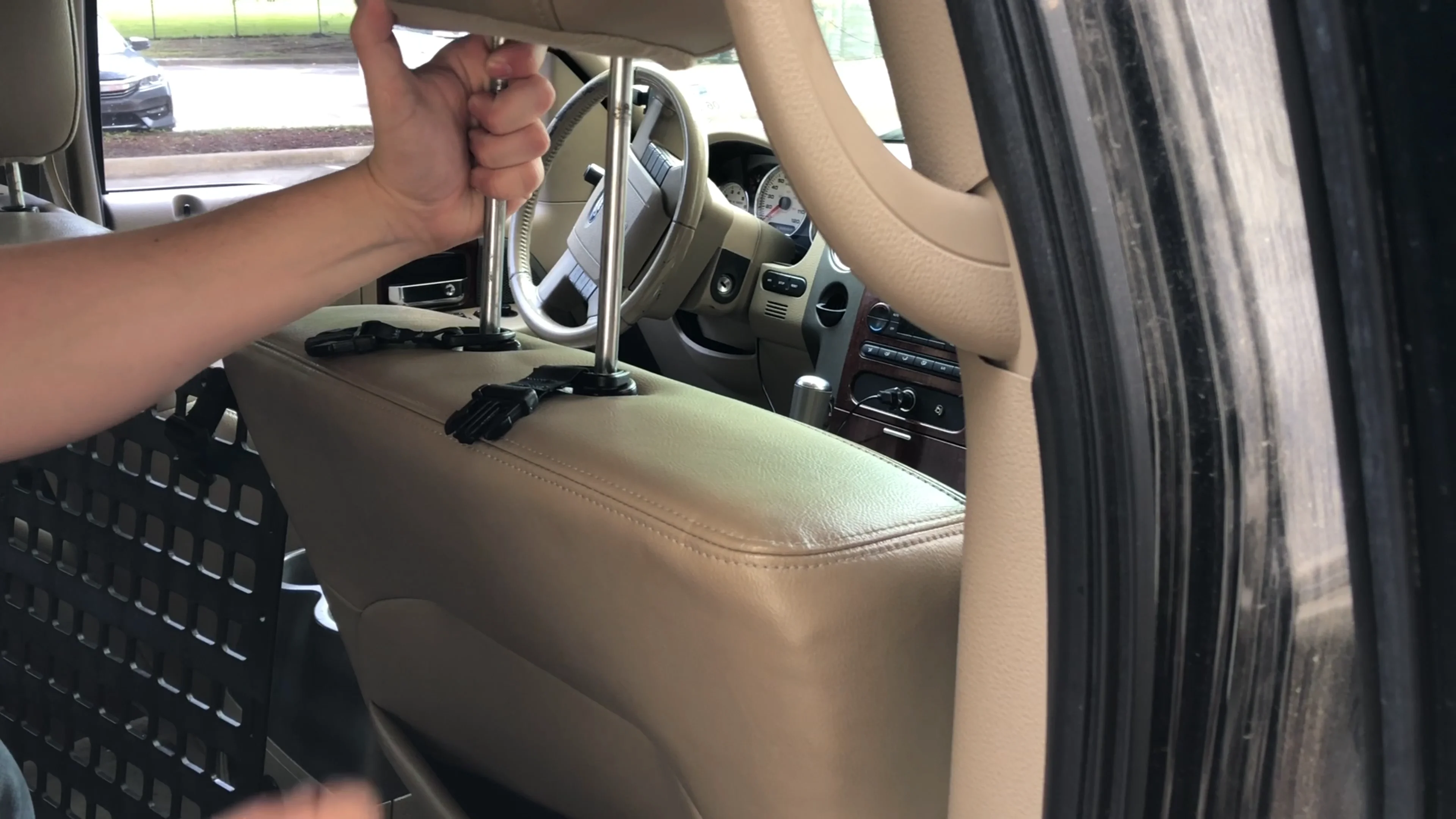 Buckle Loop-Around + D-Ring RMP Strap™ Black [Headrest