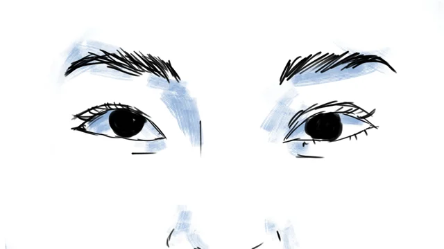 Asian and Caucasian Eye Drawing Reference