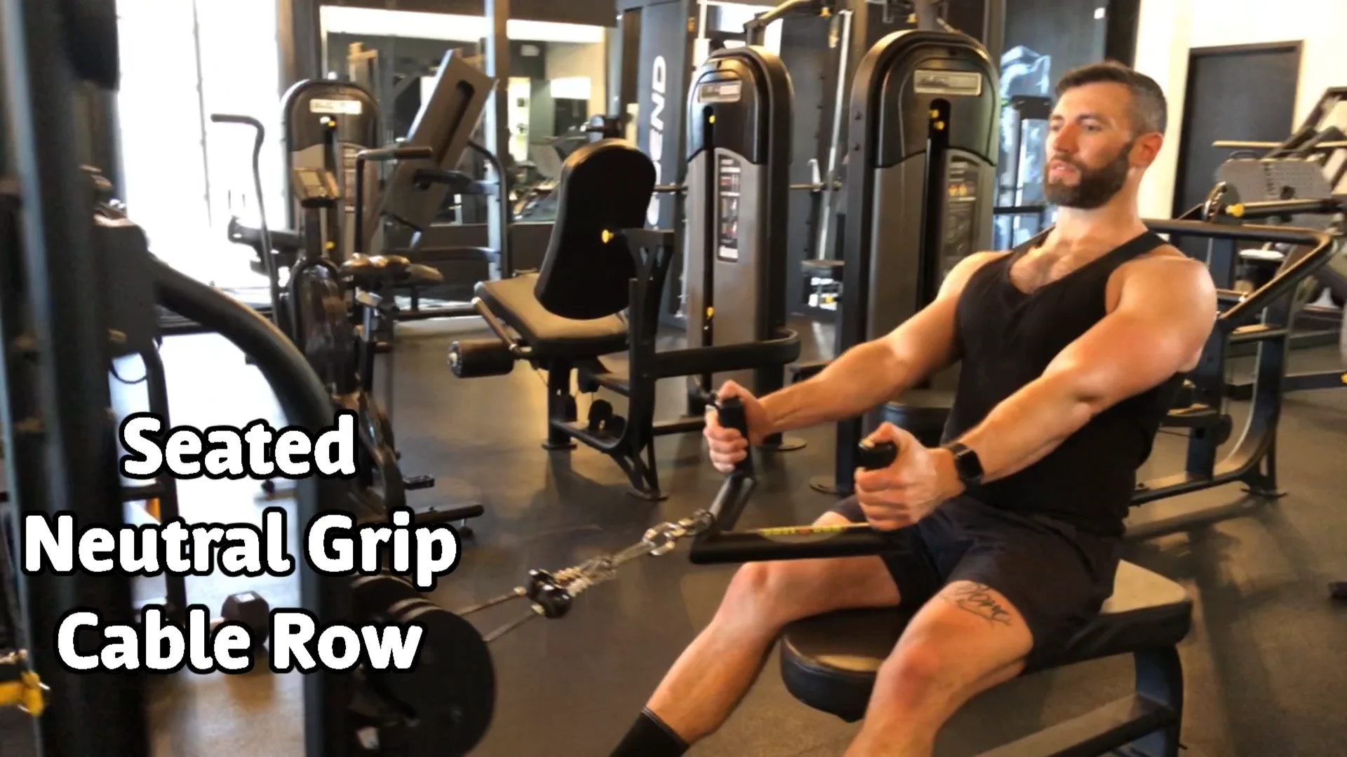 Seated Cable Row With Neutral Grip: Overview, How To Do It, & Tips — Bony  to Bombshell