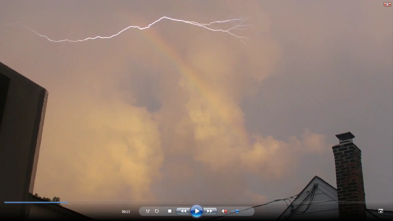 Double Rainbow with Lightening!!!! on Vimeo