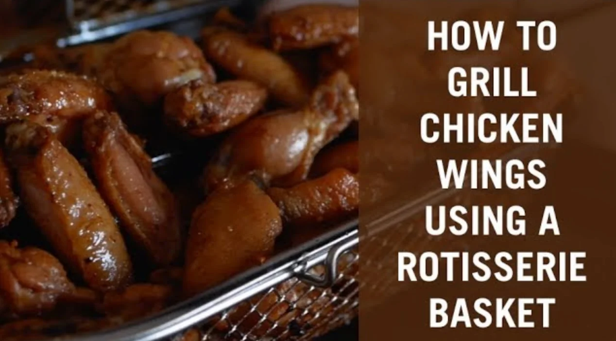 Chicken wing hotsell rotisserie basket